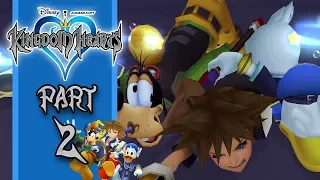 KINGDOM HEARTS 1.5 + 2.5 - KINGDOM HEARTS FINAL MIX - PART 2 - DONALD AND GOOFY!!