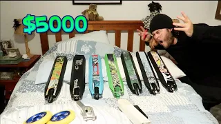 5000 Dollar scooter part collection!