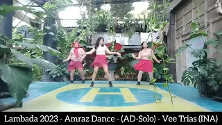 LAMBADA 2023 Line Dance Choreo by HeeYon Kim (KOR) May 2023 || #amrazdance (AD-Solo) #veetrias (INA)