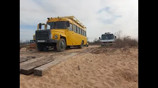 КАВЗ АВТОДОМ из Темрюка. School bus conversion in Russia.