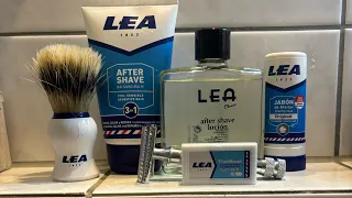 Lea tıraş sabunu ve After Shave'i. RazaRock German Slant 37. Lea Tıraş fırçası