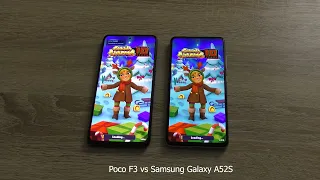 Poco F3 vs Samsung Galaxy A52s: comparison and speed test