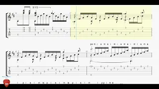 Claude Debussy - Clair de Lune - Guitar Tab