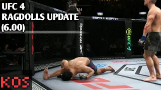 EA UFC4 Ragdoll Update!! Rapid Fire  Knockouts Compilation (UPDATE 6.00)