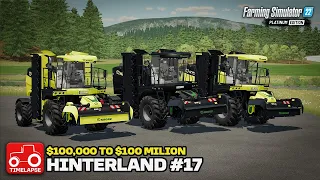 THREE IS BETTER THAN TWO!! [Hinterland $100,000 To $100 Million] FS22 Timelapse # 17