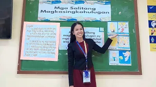 Mga Salitang Magkasingkahulugan Teaching Demonstration