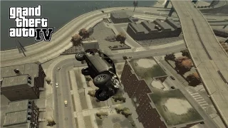 GTA IV - Качели | Увеличение дальности прыжка на машине