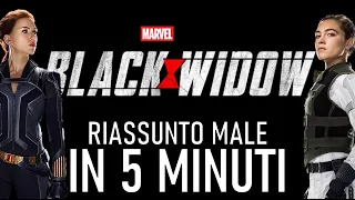 BLACK WIDOW riassunto MALE in 5 minuti