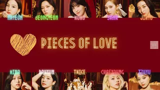 TWICE (トゥワイス) - PIECES OF LOVE Lyrics Video [PERFECT WORLD ALBUM]