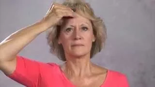 Facial exercises after a stroke (left hand)