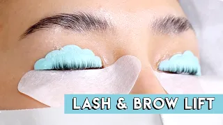 I Got A Lash & Brow Lift - Here's how the professionals do it
