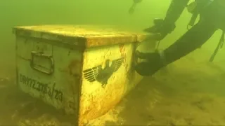 Находки под водой времен ВОВ.