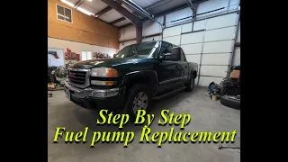 How to replace fuel pump/ 2006 GMC Sierra