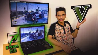 playing GTA 5 on my *8*years old laptop( i3,4GB) (Shocking ending)🔥