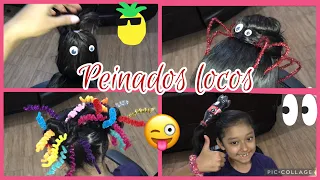 Ideas de peinados locos | Día del niño | Crazy hair day! | Adri en casa