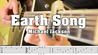 Earth Song [Michael Jackson] - Fingerstyle Cover with TABS
