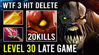 LEVEL 30 Late Game Right Click 3 Hits Delete Hyper Carry Lifestealer Nullifier + Radiance Dota 2