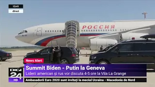 Vladimir Putin a ajuns la Geneva, unde se întâlnește cu Joe Biden - Digi24