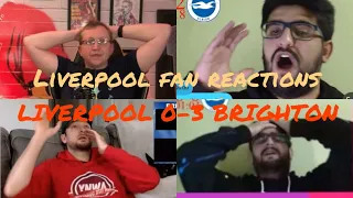 LIVERPOOL FAN FURIOUS REACTION TO BRIGHTON 3-0 LIVERPOOL | LIVERPOOL FAN REACTIONS TO SHOCK LOSS