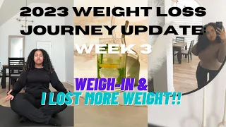 2023 Weight Loss Journey Update | PCOS, Weigh In, Calorie Deficit, Weight Loss Motivation, Protein