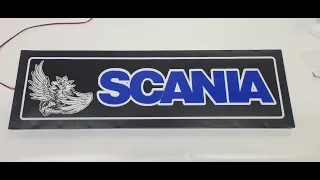 Как делать светящуюся табличку / How to make a glowing sign