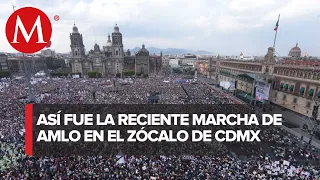 ¡A reventar! Estiman 500 mil personas en evento de AMLO en Zócalo por Expropiación Petrolera