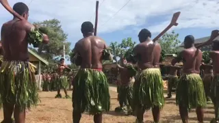 Warriors ready themselves for the installation of Tui Labasa Ratu Jone Qomate