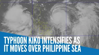 Typhoon Kiko intensifies as it moves over Philippine Sea