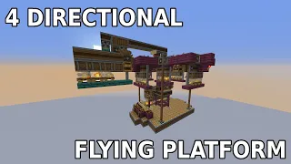 [Minecraft Create Mod] 4 Directional Flying Platform