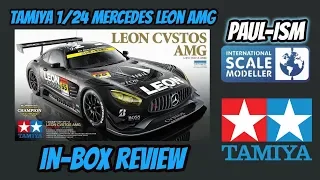Tamiya 1/24 Mercedes Leon CVSTOS AMG In-box review