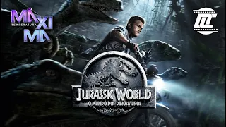 Chamada do filme "Jurassic World: O Mundo dos Dinossauros" na Temperatura Máxima 22/10/2023