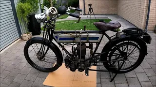 1909 Triumph Veteran Motorcycle Walk Around & Startup