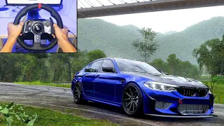 BMW M5 2018 | Forza horizon 5 | Logitech g920 gameplay