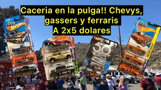 Encontre chevys, gassers y ferraris a un super precio! Caceria de hot wheels en la pulga. #hotwheels