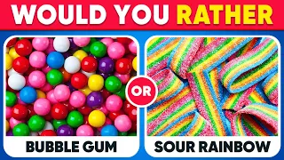 Would You Rather - SWEET vs SOUR Junk Food Edition 🍭🍋 Quiz Galaxy