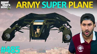 GTA 5 : TOP SECRET AND POWERFUL ARMY SUPER PLANE #485