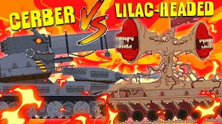 Cerberus VS Siren-Headed. Gladiator fights. Cartoons about tanks