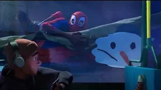 Spider-Man: Into the Spider-Verse Police chase scene