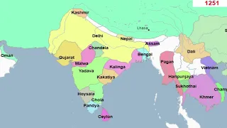 Indian History Map from 3000 BC to 2020 AD - History of India Every Year |