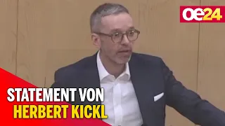 Teuerung: Herbert Kickl debattiert im Nationalrat