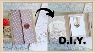 Notes DIY - kurs scrapbooking na notes z papieru - jak zrobić samemu notatnik z okładką?