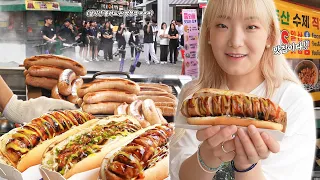 Hot Dog Battle 🔥 Griller vs Eater 🔥 Big Eater Heebab | Homemade Sausage Hot Dog