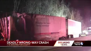 Deadly wrong-way crash on I-70