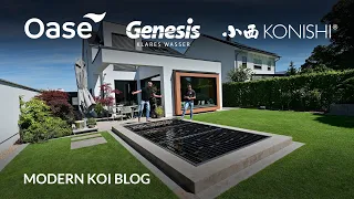 Modern Koi Blog #5550 - Daniels 16.000 Liter Genesis Teich mit noblem Kinderschutz