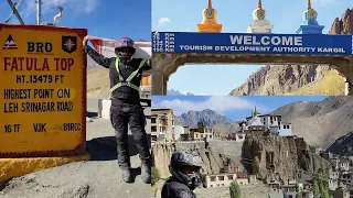 Ladakh Ride Day 14.|| Best Sightseeing on the Road Trip from Leh to Drass (Kargil)