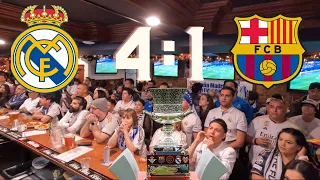 REAL MADRID FANS reactions to Real Madrid 4:1 Barcelona, EL CLÁSICO Supercopa 2024.