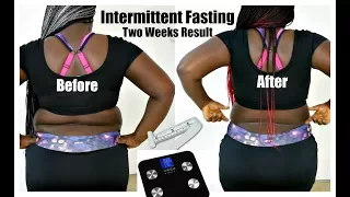 Intermittent Fasting Before and After Result Weight Loss Transformation in 2 Weeks