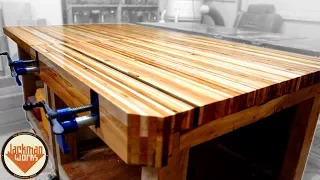 100% Pallet Wood Woodworking Workbenches