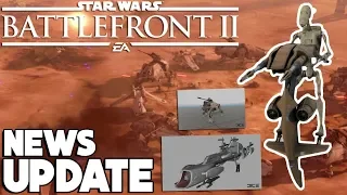 Star Wars Battlefront 2 - FULL Geonosis Details and New Images! AT-TE, STAP, BARC Speeder