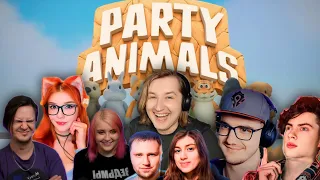 МАЙНИ, ЮМИЛИЯ, ЛАНДАУ, КИРИЛЛ СМОТРИТ, JISKIRAN, ТИПОТОП - Party Animals! - Реакционеры вместе!